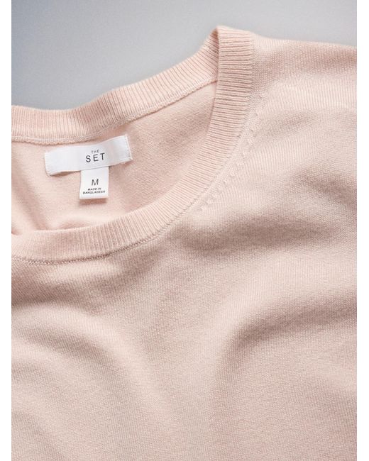 The Set White Pullover