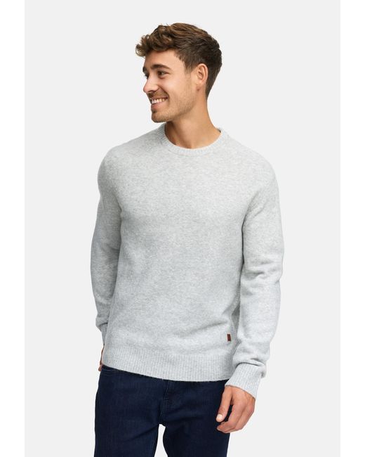 INDICODE Pullover Intrax in Gray für Herren