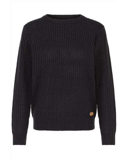 Oxmo Black Strickpullover Oxedna Oneck