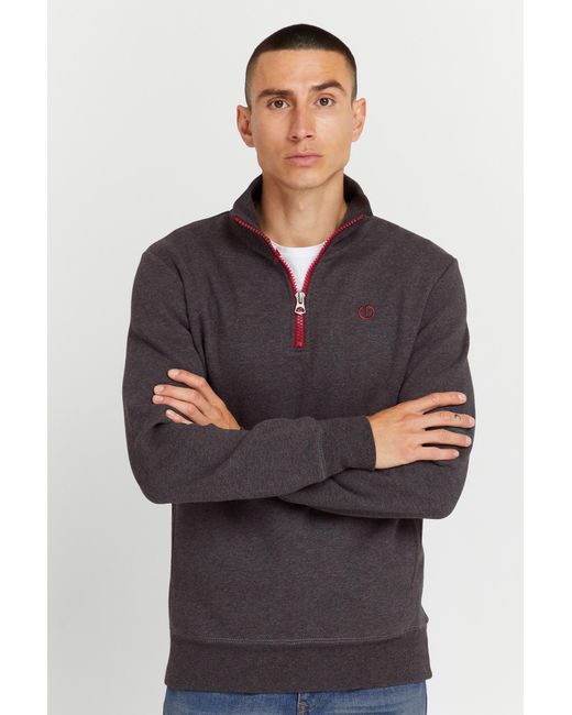 Solid Sweatshirt in Blue für Herren