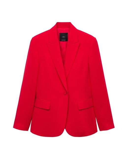 Mango Red Blazer 'Iguana'