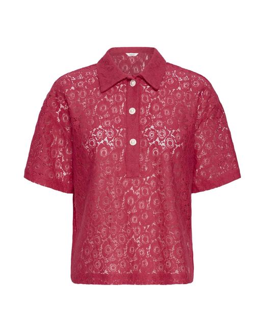 B.Young Red Poloshirt Bybxsolacy