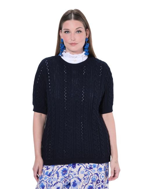 Ulla Popken Blue Pullover