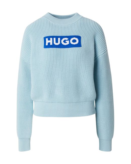 HUGO Blue Pullover 'sloger'