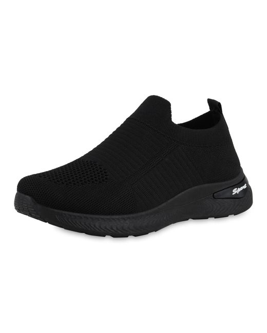 VAN HILL Black Slip On Andrea