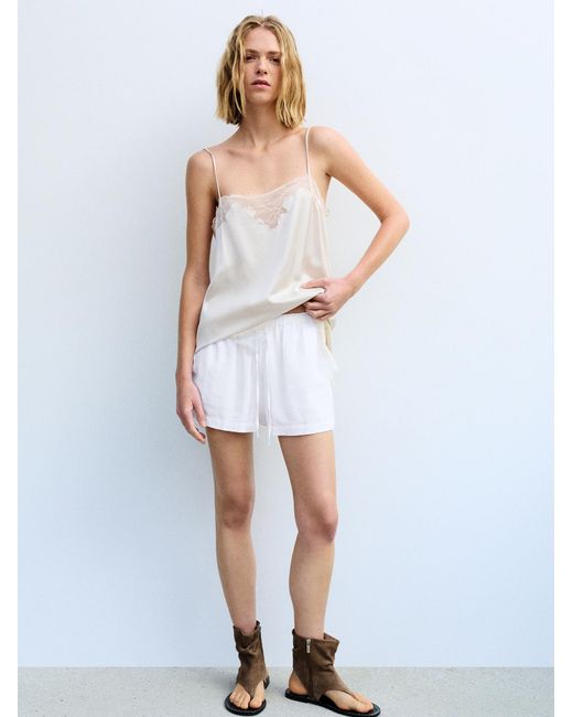 Pull&Bear White Shorts
