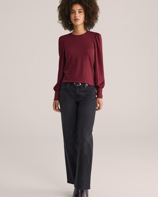 WE Fashion Red Bluse