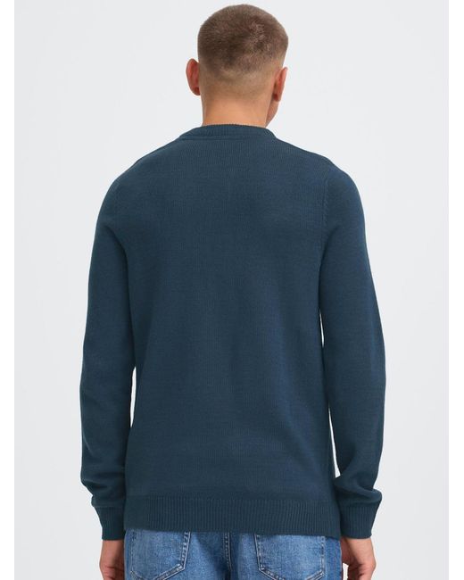 Solid Strickpullover Sdbabak in Blue für Herren