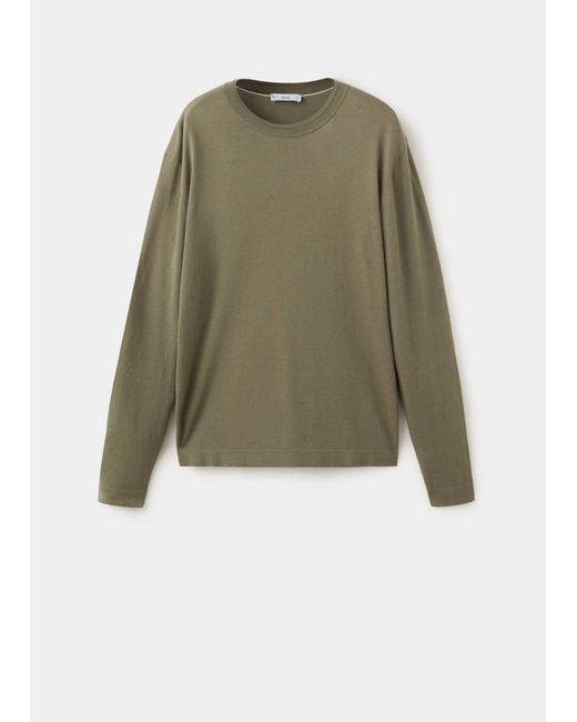 Mango Pullover Sun in Green für Herren