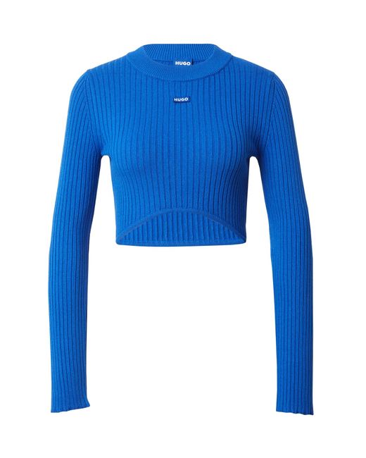HUGO Blue Pullover 'succorie_b'