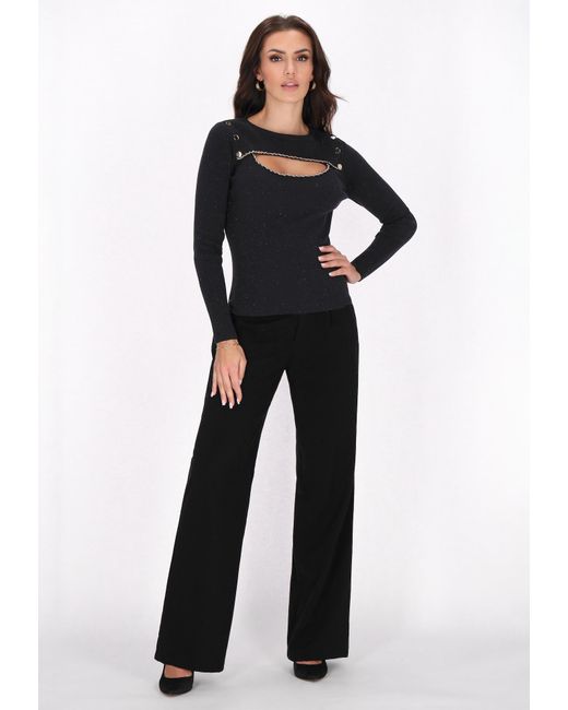 faina Black Pullover