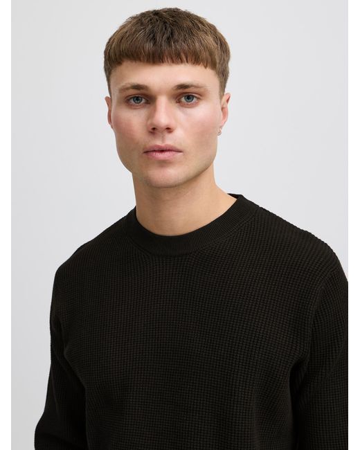 Solid Pullover Hami in Black für Herren
