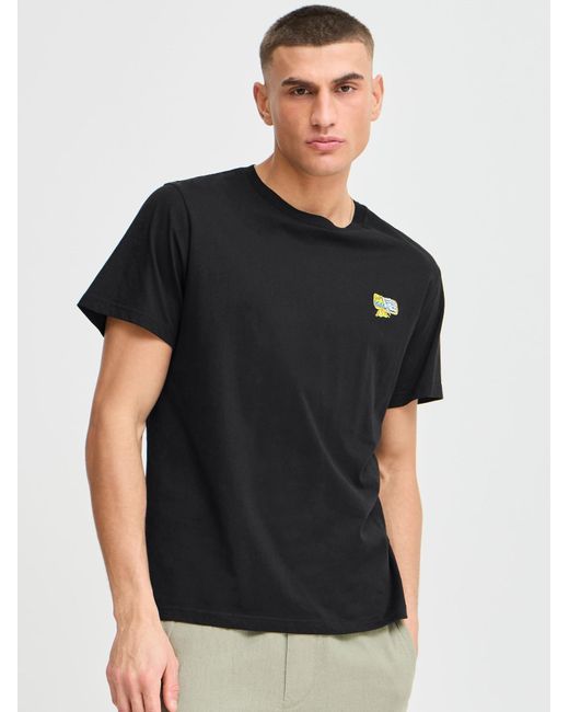 Solid T-Shirt Sdowens in Black für Herren