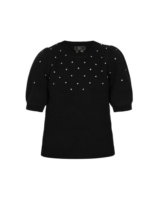 faina Black Pullover