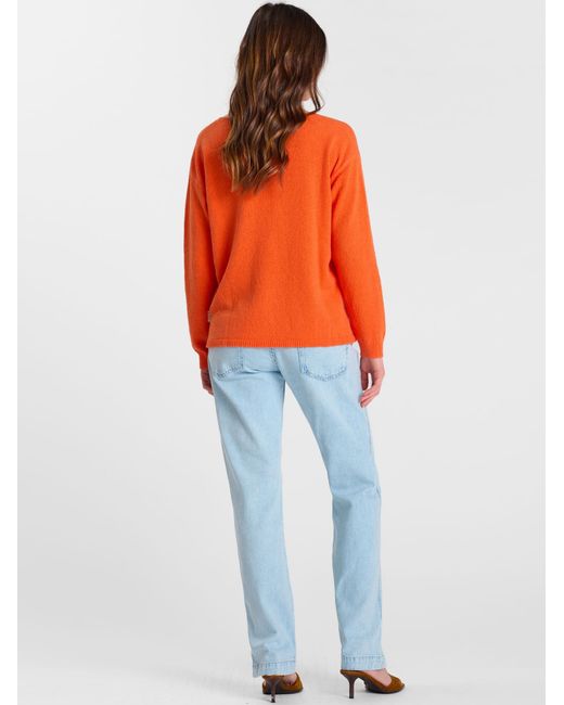 Le Temps Des Cerises Orange Pullover