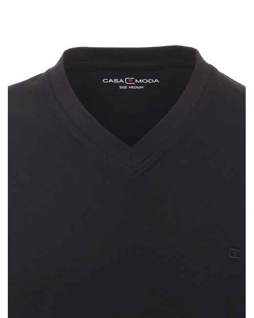 CASA MODA Shirt Basic in Black für Herren