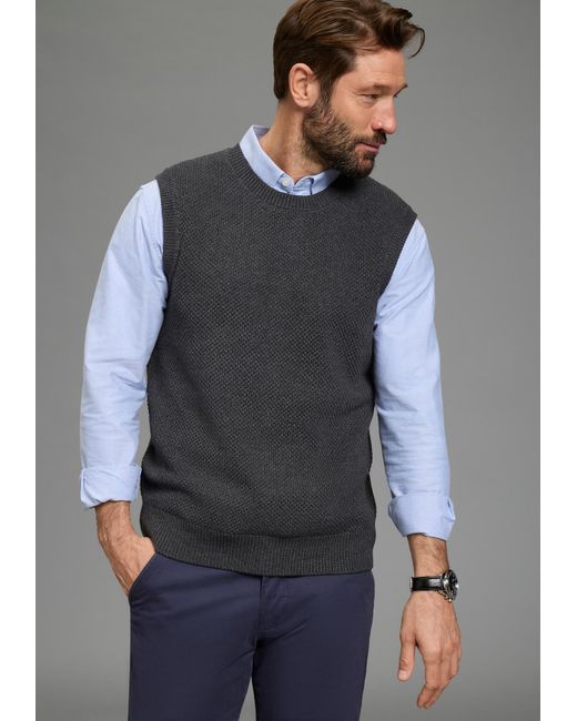 Man's World World Pullover in Black für Herren