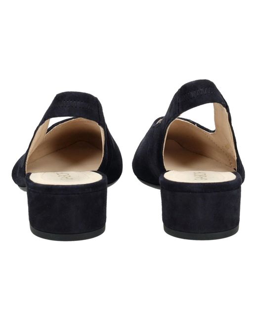 Gabor Blue Pumps Leder Slingpumps