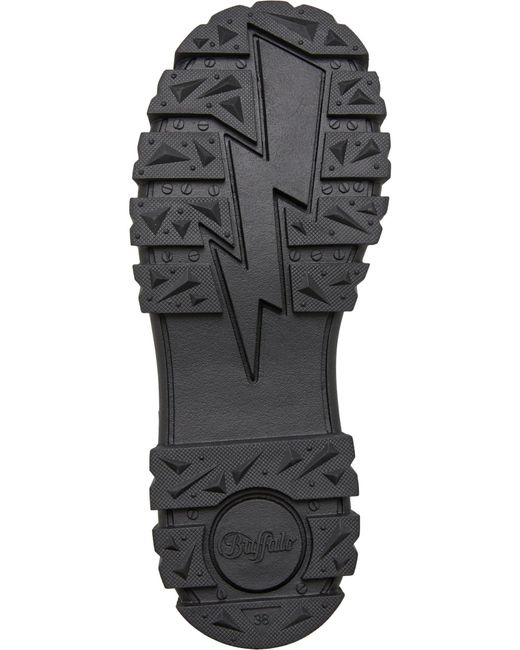Buffalo Black Schnürstiefelette Aspha