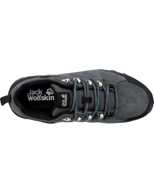 Jack Wolfskin Wanderschuh 'refugio' in Black für Herren