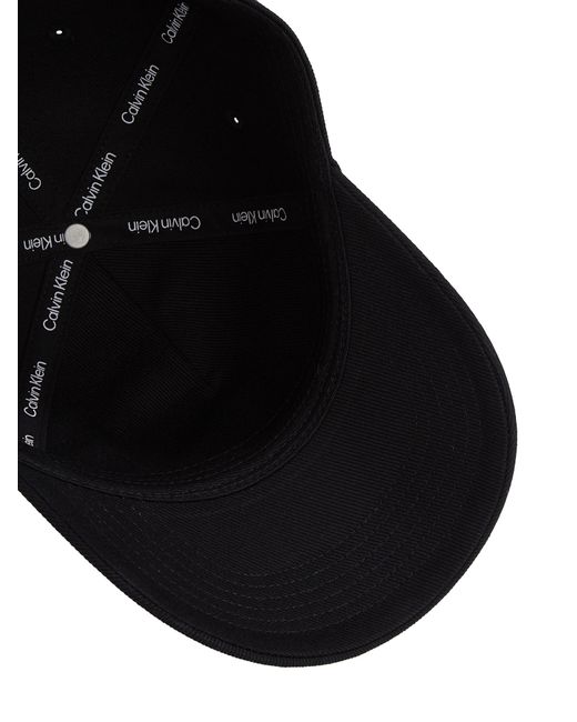 Calvin Klein Black Cap Ck Monogram Baseball