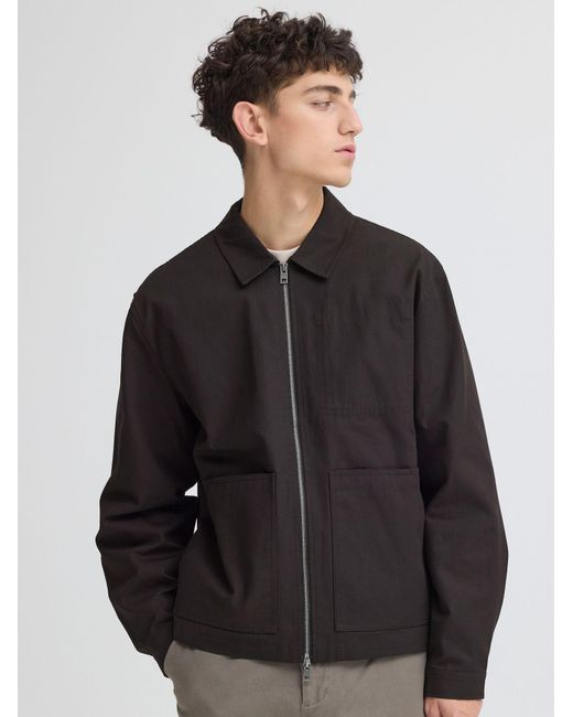 Solid Hemdjacke Sdtywin in Black für Herren