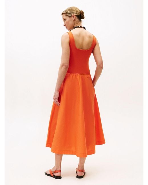 Tommy Hilfiger Orange Kleid