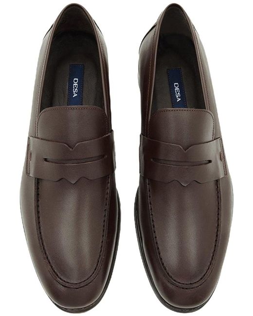 Desa Mokassin Slipper in Brown für Herren