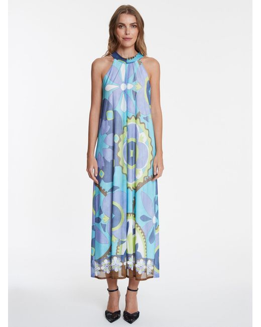 Ana Alcazar Blue Kleid Wemonti