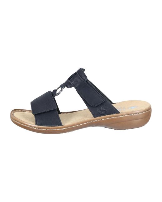 Rieker Blue Pantolette Basic