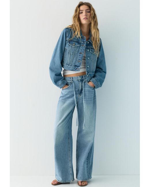 Pull&Bear Blue Jacke