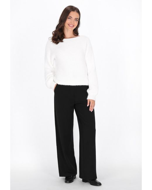 Usha White Pullover