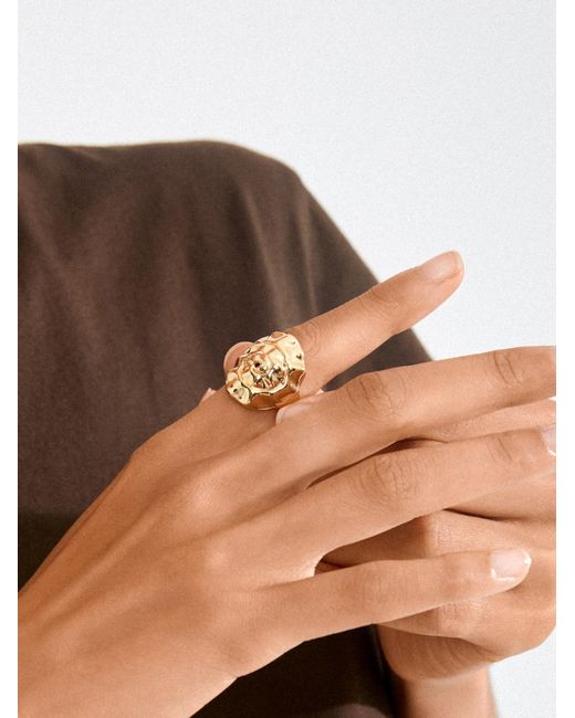Pilgrim Ring Haze in Metallic für Herren