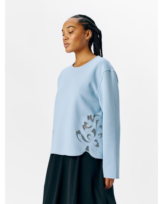 Object Blue Sweatshirt 'Objpaola'