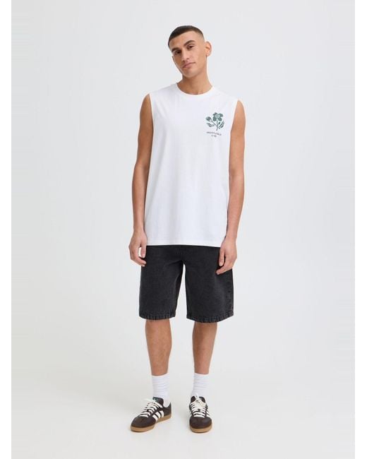 Solid Tanktop Sdfulton in White für Herren