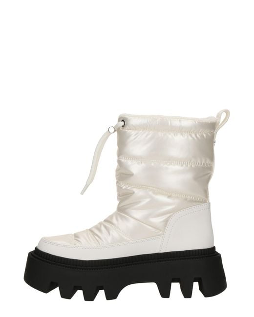 Buffalo White Snowboots Flora