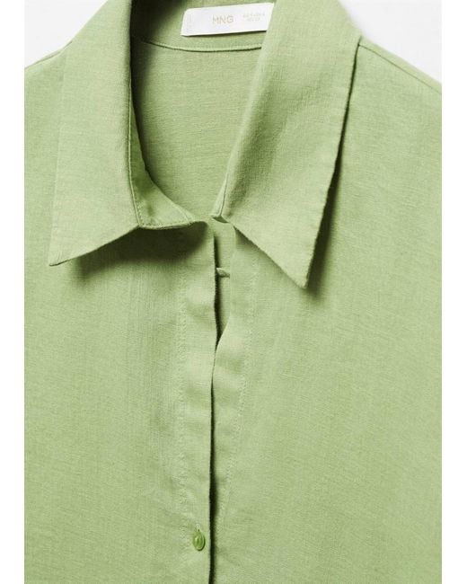 Mango Green Bluse