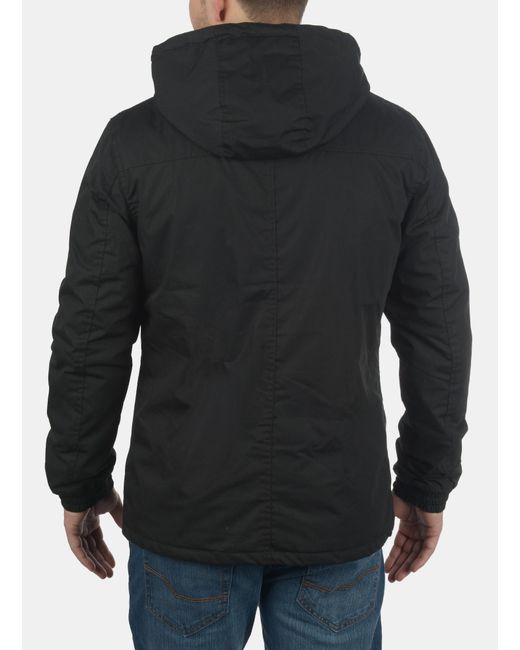 Solid Kurzjacke 'tilden' in Black für Herren