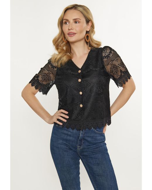 Usha FESTIVAL Black Strickjacke