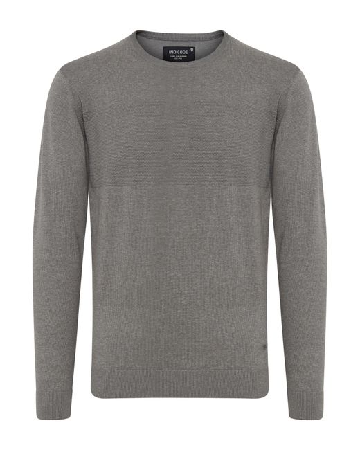 INDICODE Pullover Ernesto in Gray für Herren