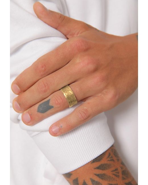 Kuzzoi Ring in Metallic für Herren