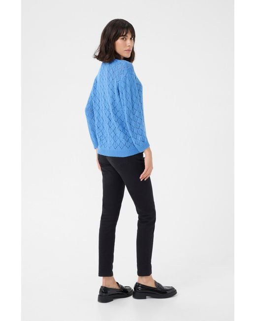 Kaffe Blue Pullover Kanika