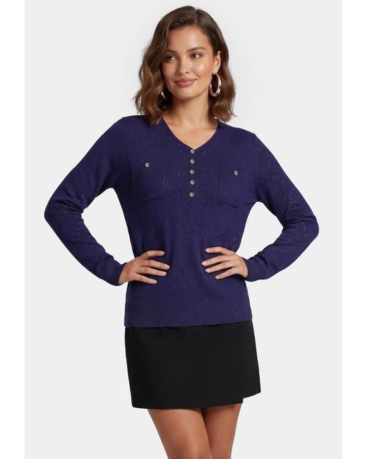 faina Blue Pullover