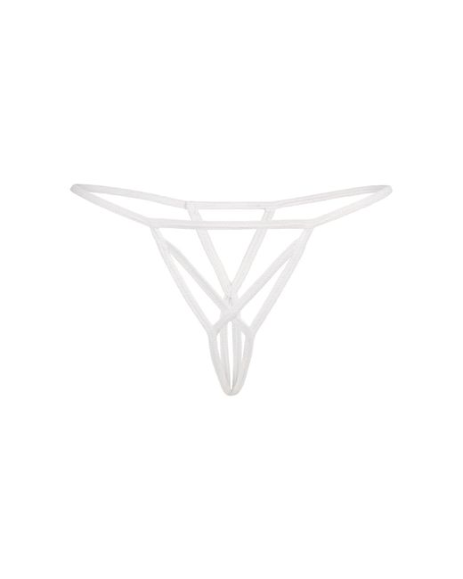 Teyli White String