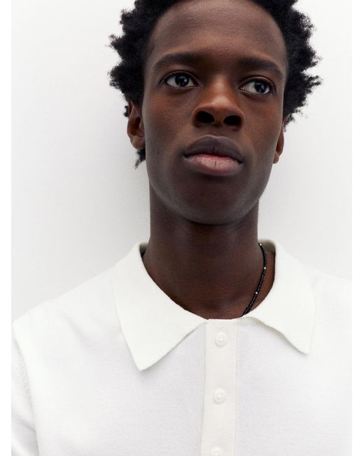 Pull&Bear Pullover in White für Herren