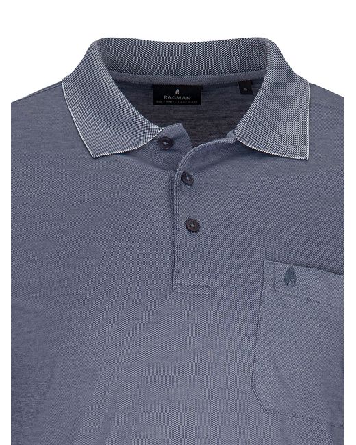 RAGMAN Shirt Basic in Blue für Herren