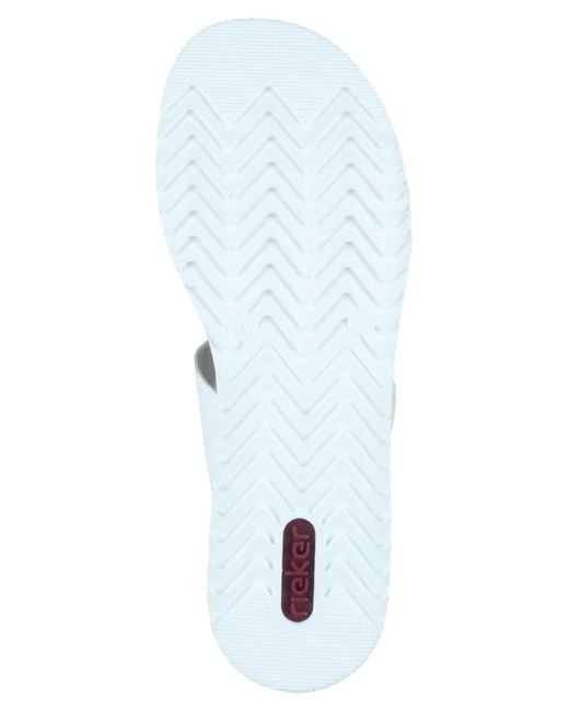 Rieker White Pantolette Basic