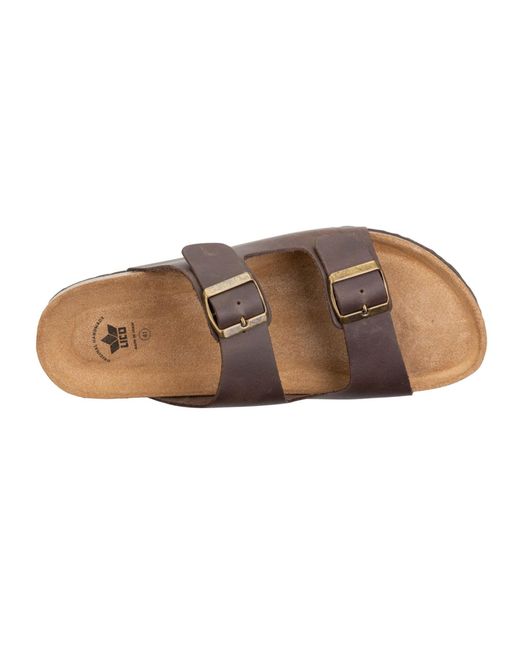 Lico Pantolette Alvaro in Brown für Herren