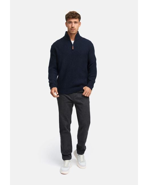 INDICODE Pullover Inpeace in Blue für Herren