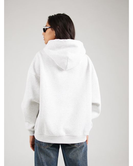 Oh April White Sweatshirt